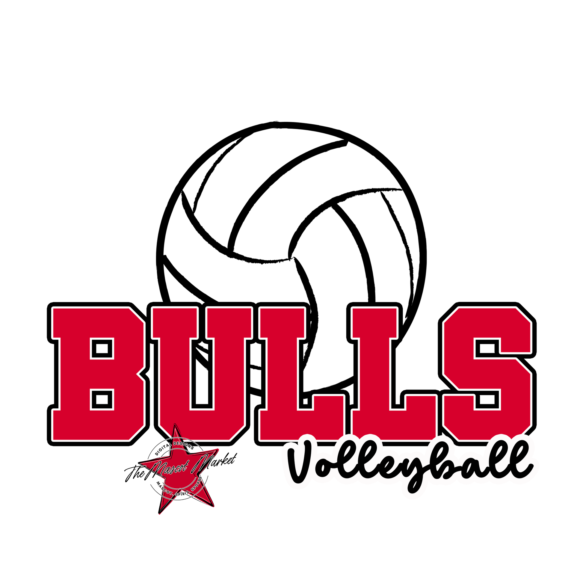 Bulls Varsity Volleyball-Red