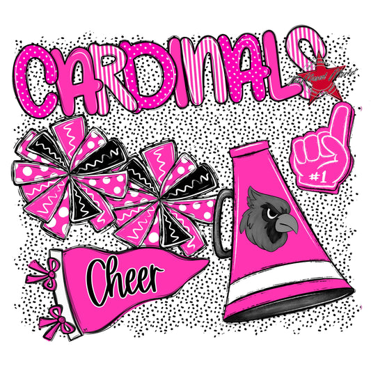Cardinals Cheer Spirit-Pink