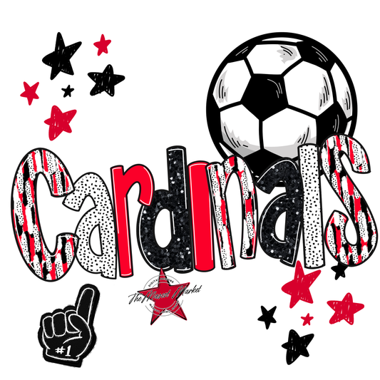 Cardinals Soccer Scrape-Red