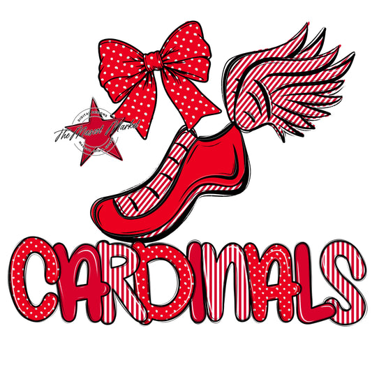 Cardinals Track Spirit Design-Red