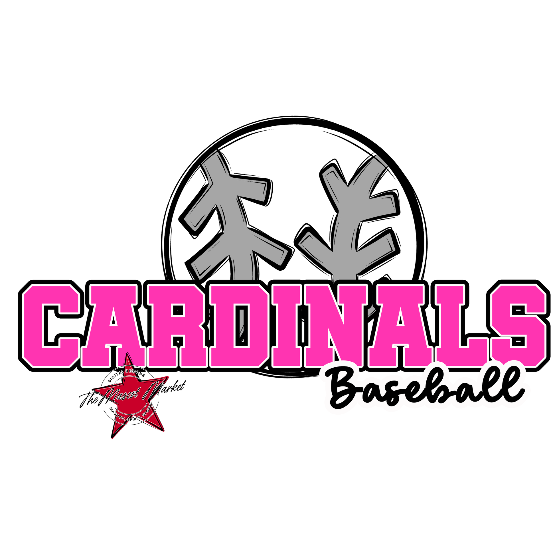 Cardinals Varsity Baseball-Pink