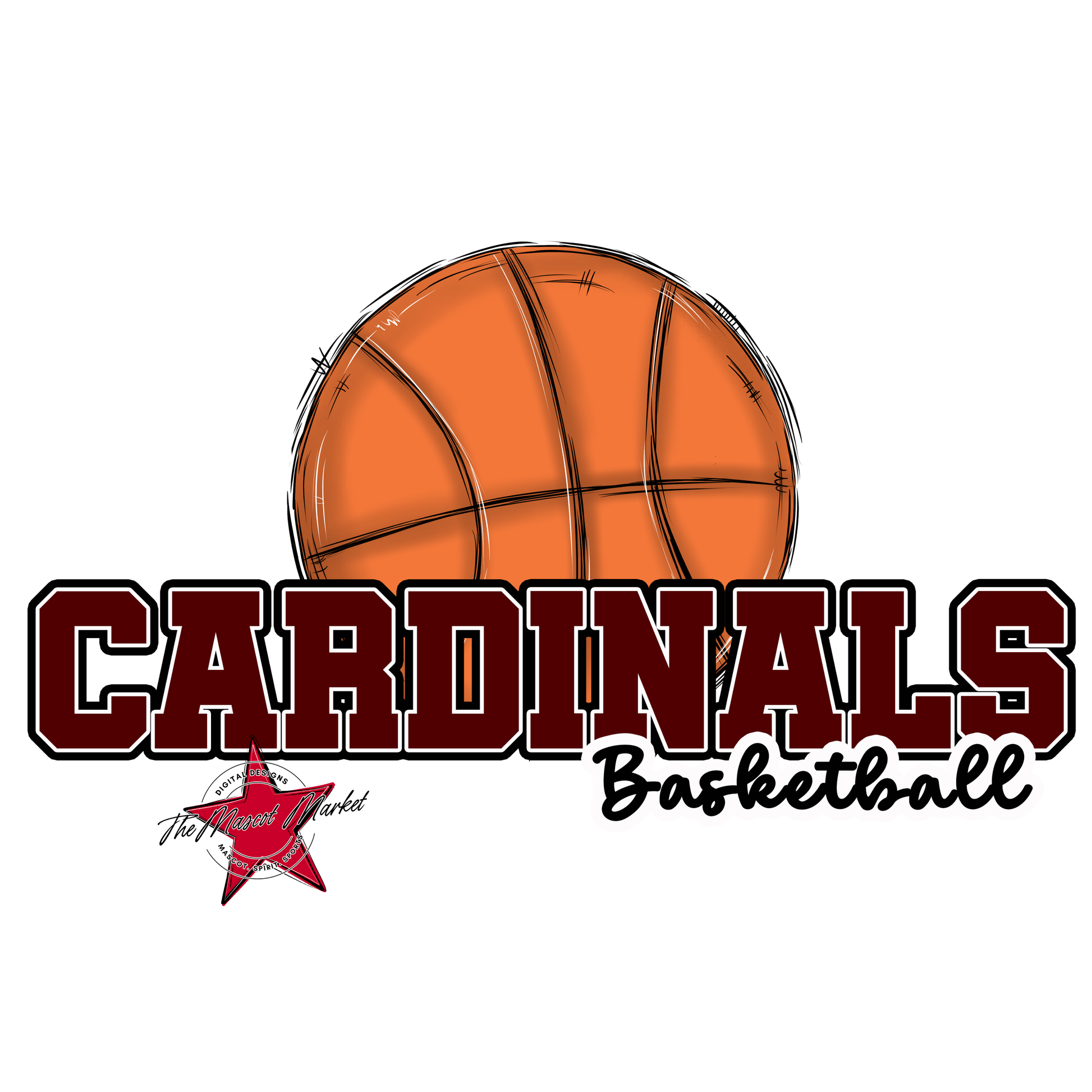 Cardinals Varsity Basketball-Maroon