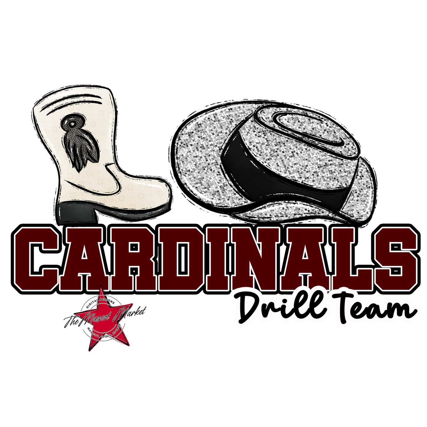 Cardinals Varsity Drillteam-Maroon