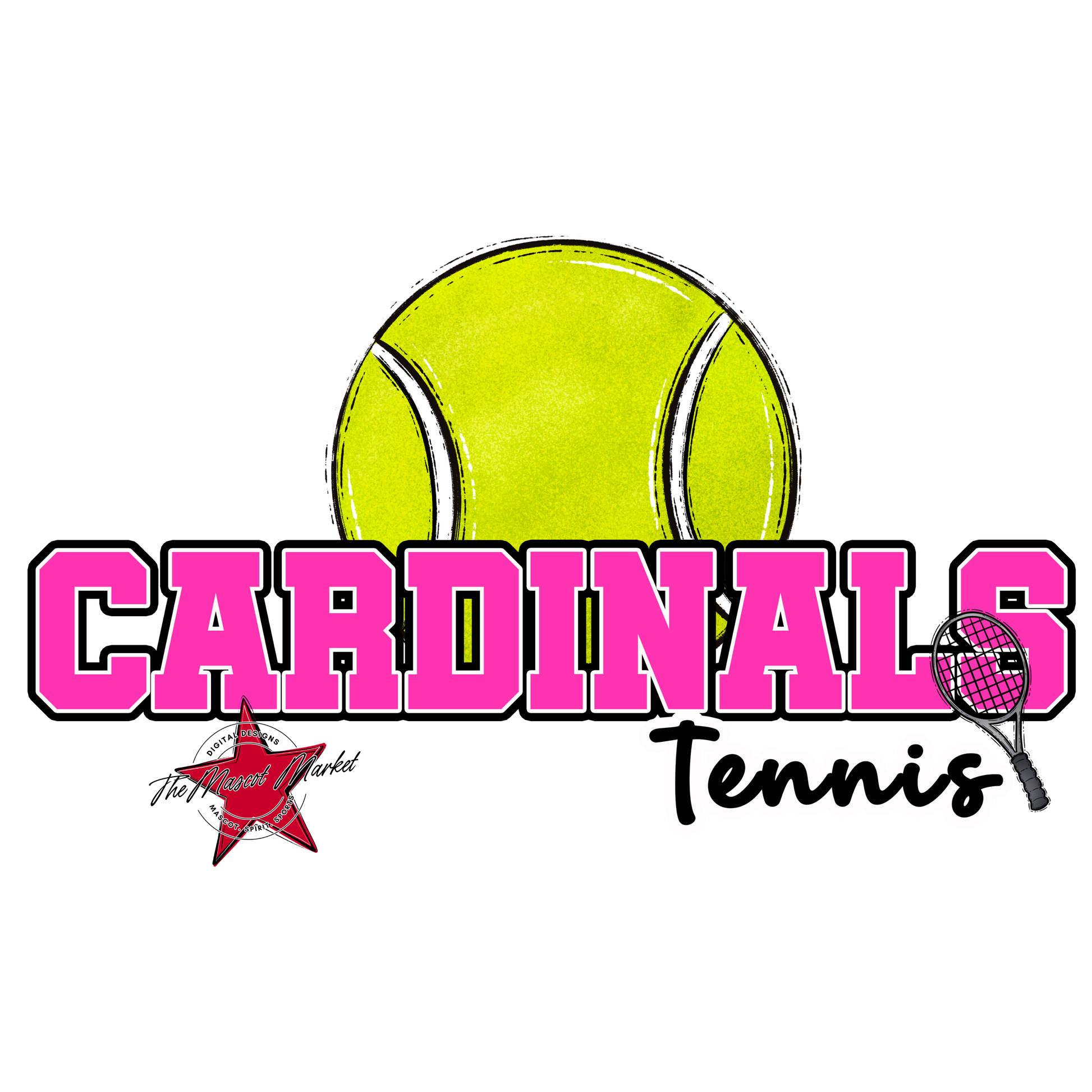 Cardinals Varsity Tennis-Pink