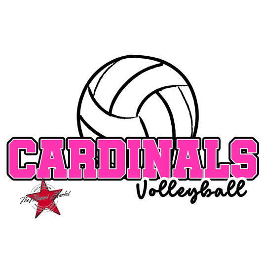 Cardinals Varsity Volleyball-Pink