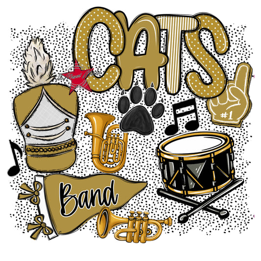 Cats Band Spirit-Gold