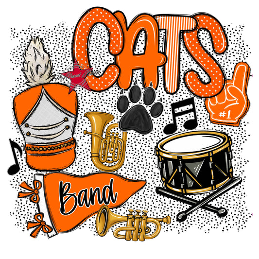 Cats Band Spirit-Orange