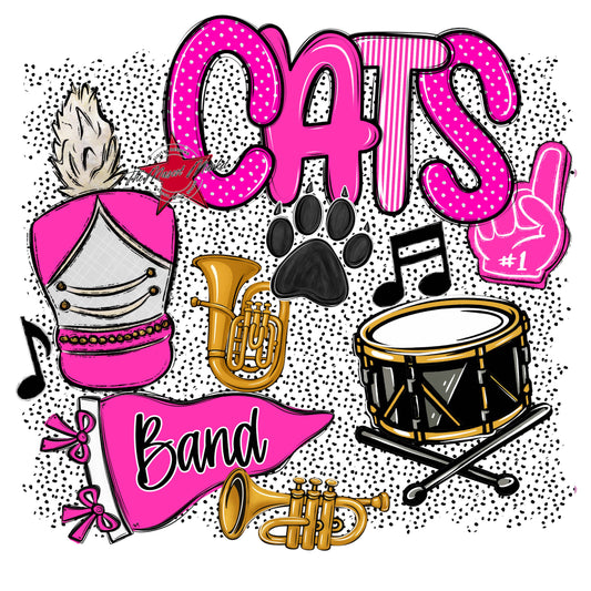 Cats Band Spirit-Pink