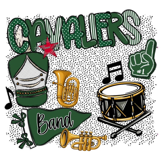 Cavaliers Band Spirit-Green