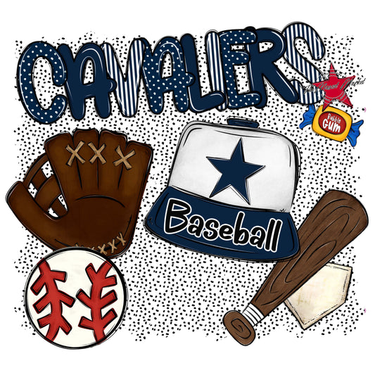 Cavaliers Baseball Spirit-Navy