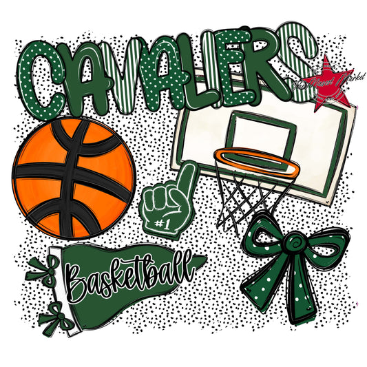 Cavaliers Basketball Spirit-Green