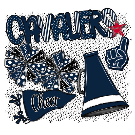 Cavaliers Cheer Spirit-Navy