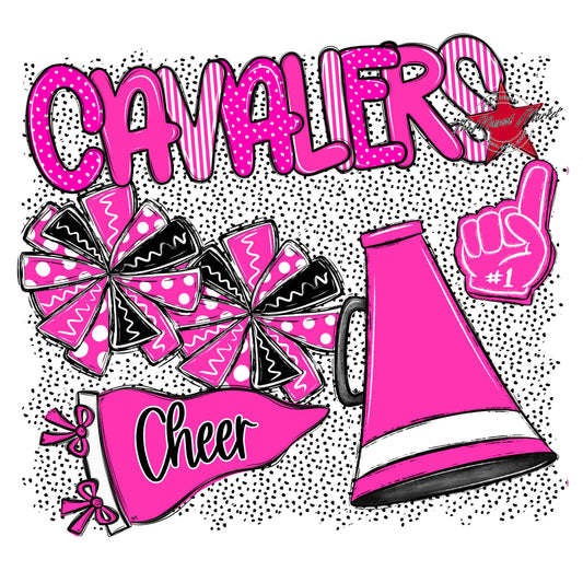 Cavaliers Cheer Spirit-Pink