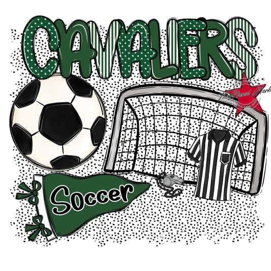 Cavaliers Soccer Spirit-Green
