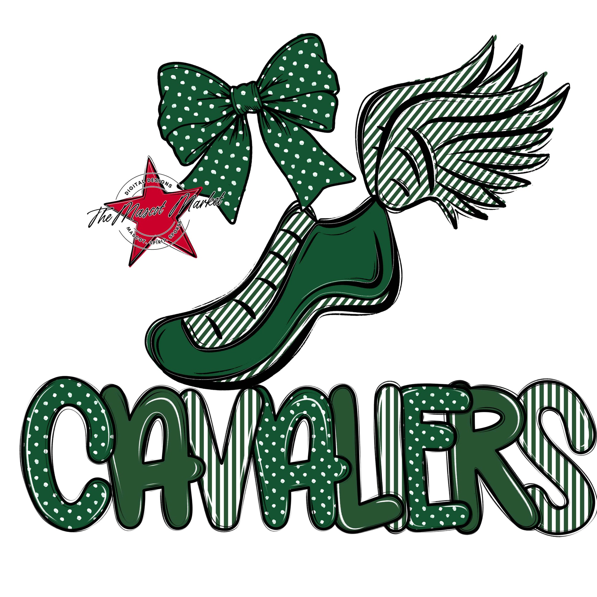 Cavaliers Track Spirit Design-Green