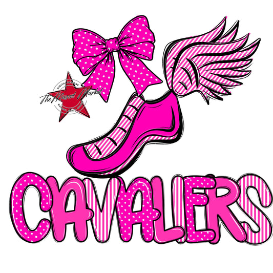 Cavaliers Track Spirit Design-Pink