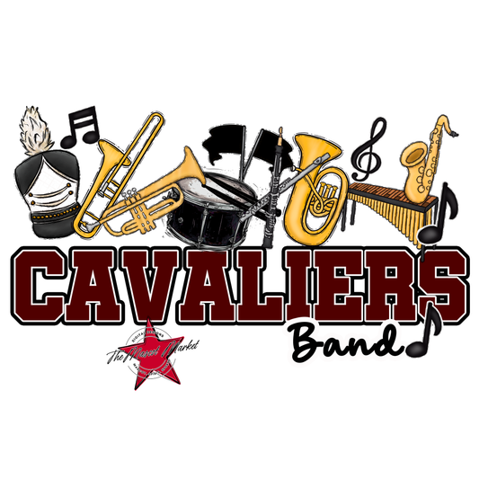 Cavaliers Varsity Band-Maroon