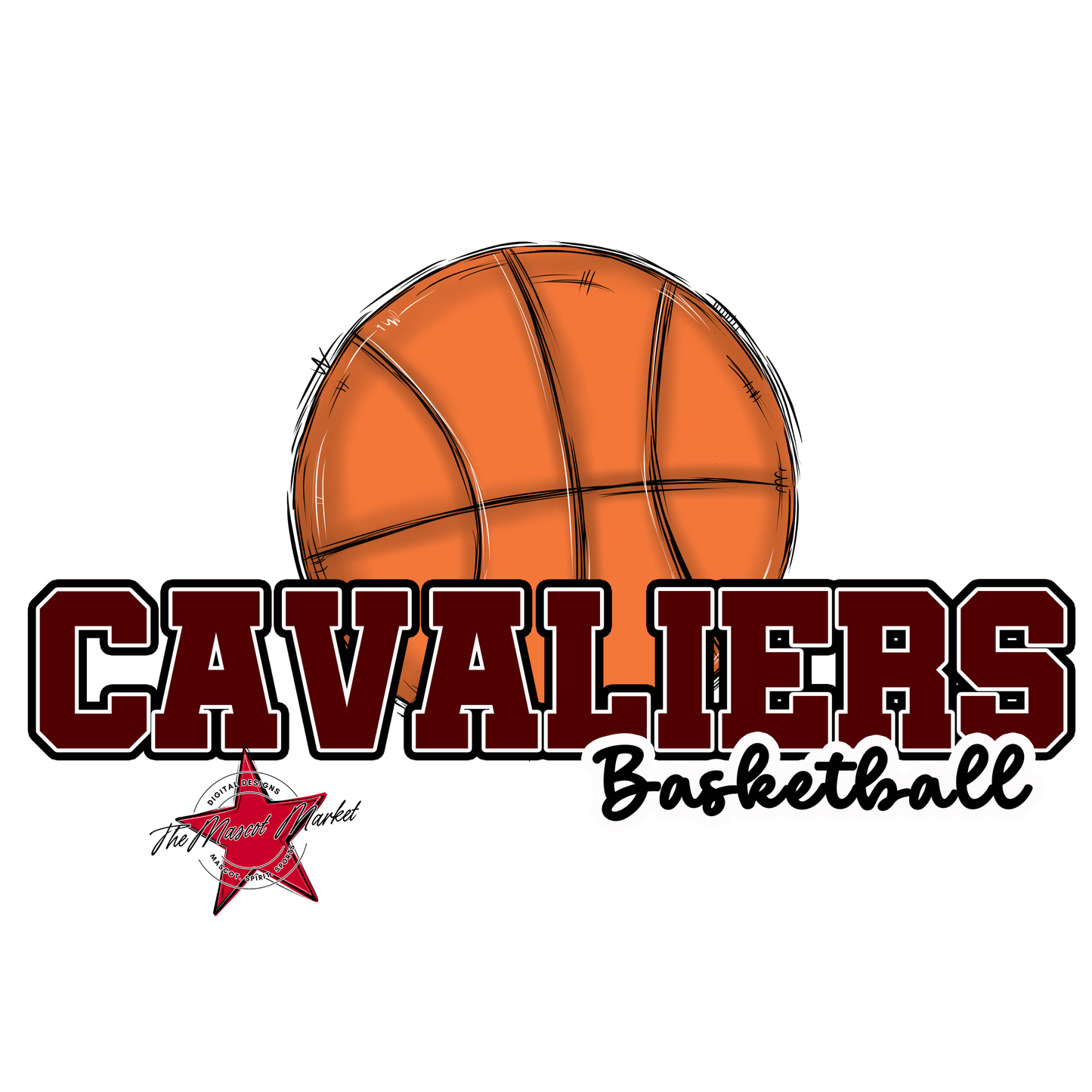 Cavaliers Varsity Basketball-Maroon