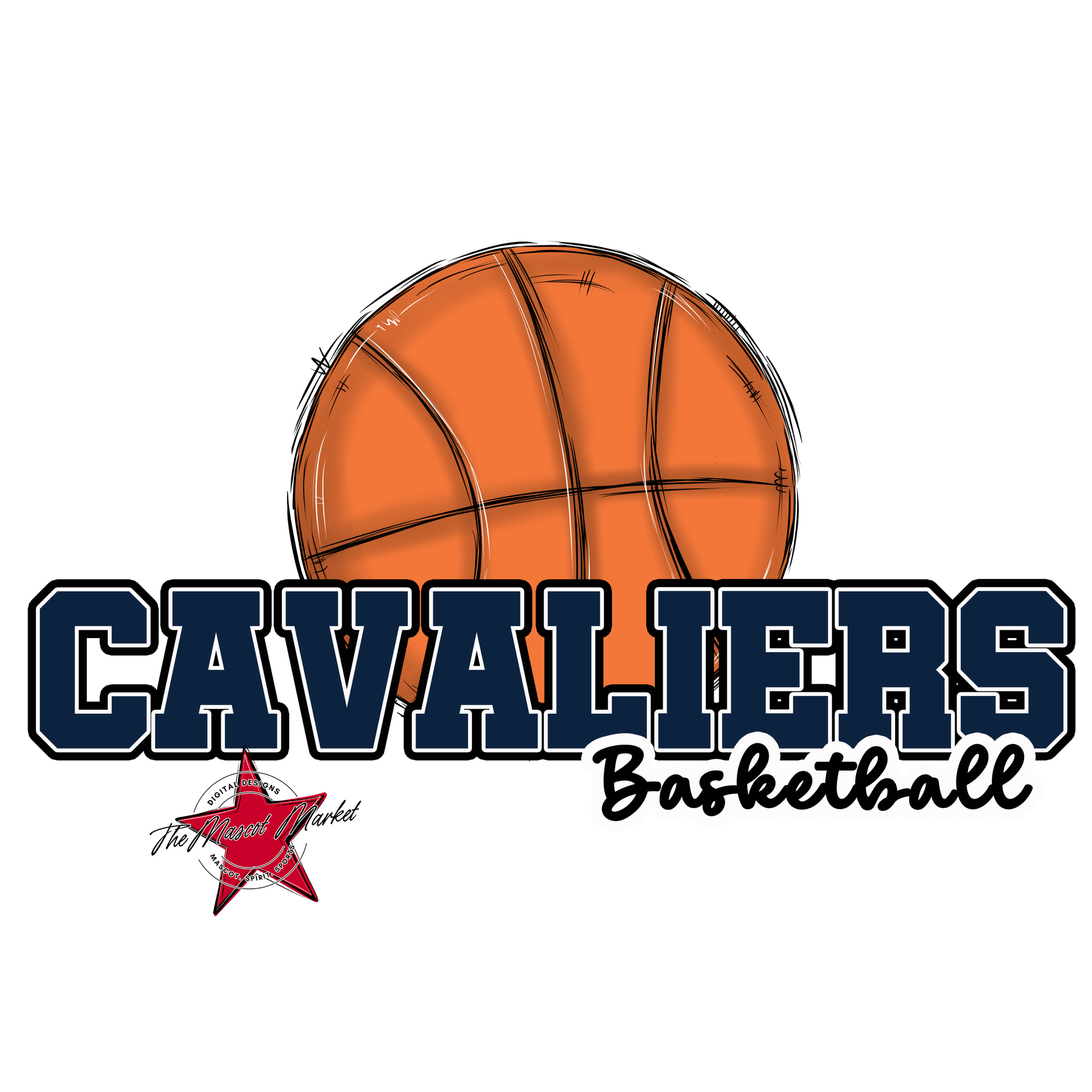 Cavaliers Varsity Basketball-Navy