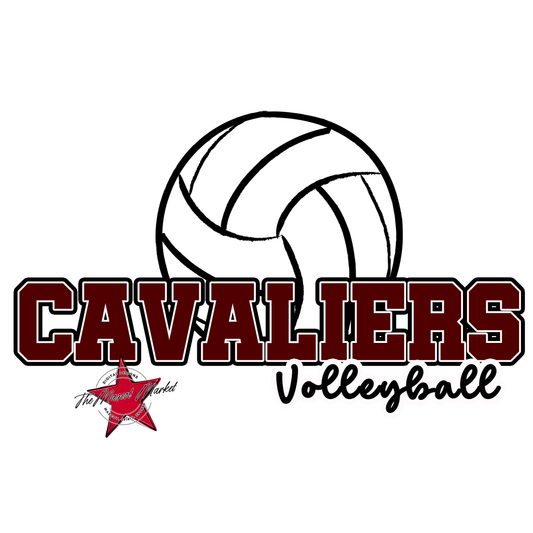 Cavaliers Varsity Volleyball-Maroon