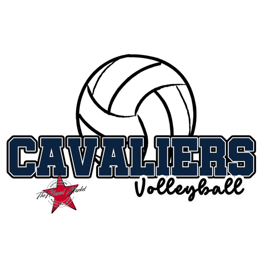 Cavaliers Varsity Volleyball-Navy