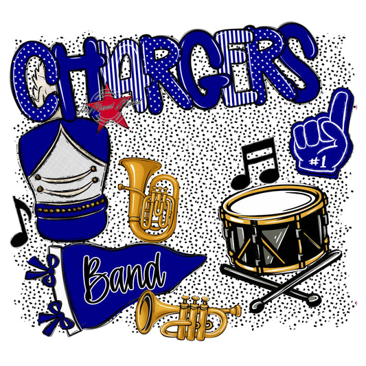 Chargers Band Spirit-Blue