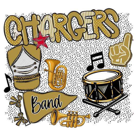 Chargers Band Spirit-Gold
