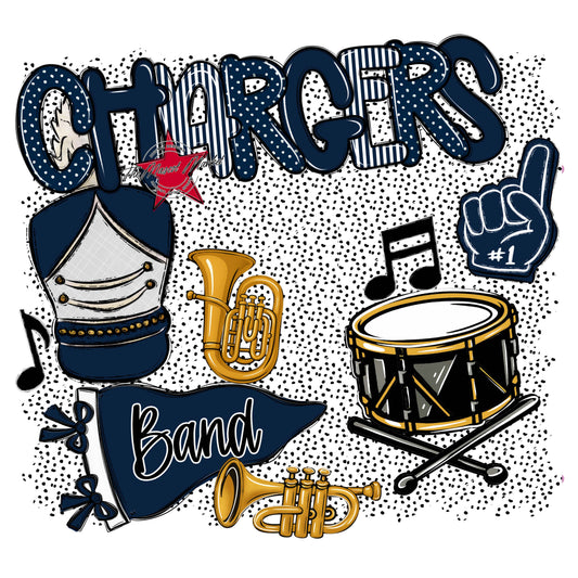 Chargers Band Spirit-Navy