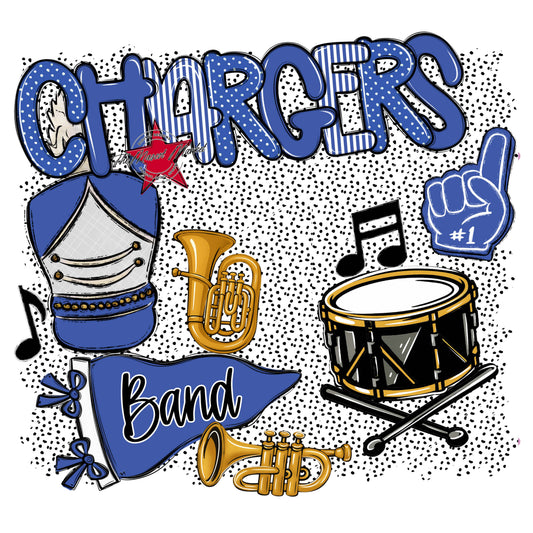 Chargers Band Spirit-Off Blue