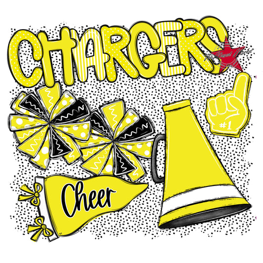 Chargers Cheer Spirit-Bright Yellow