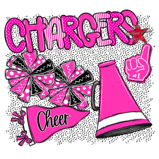 Chargers Cheer Spirit-Pink