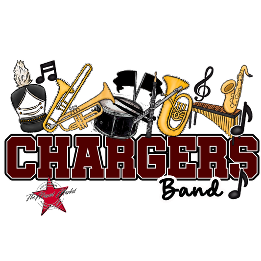 Chargers Varsity Band-Maroon