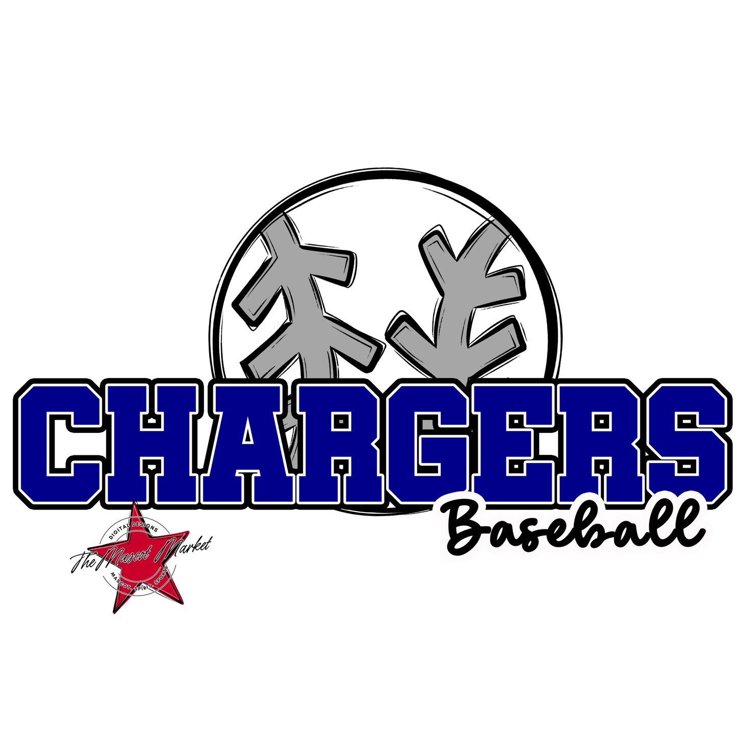 Chargers Varsity Baseball-Blue