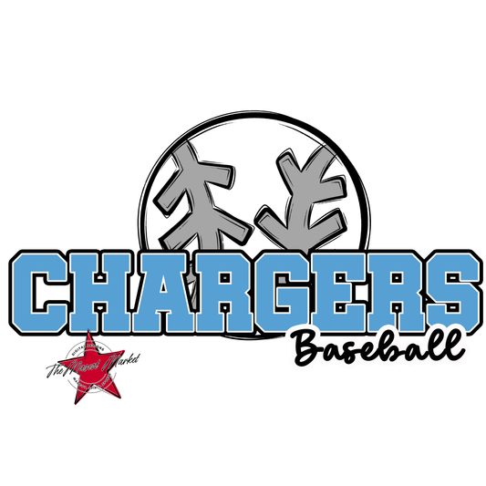Chargers Varsity Baseball-Carolina Blue