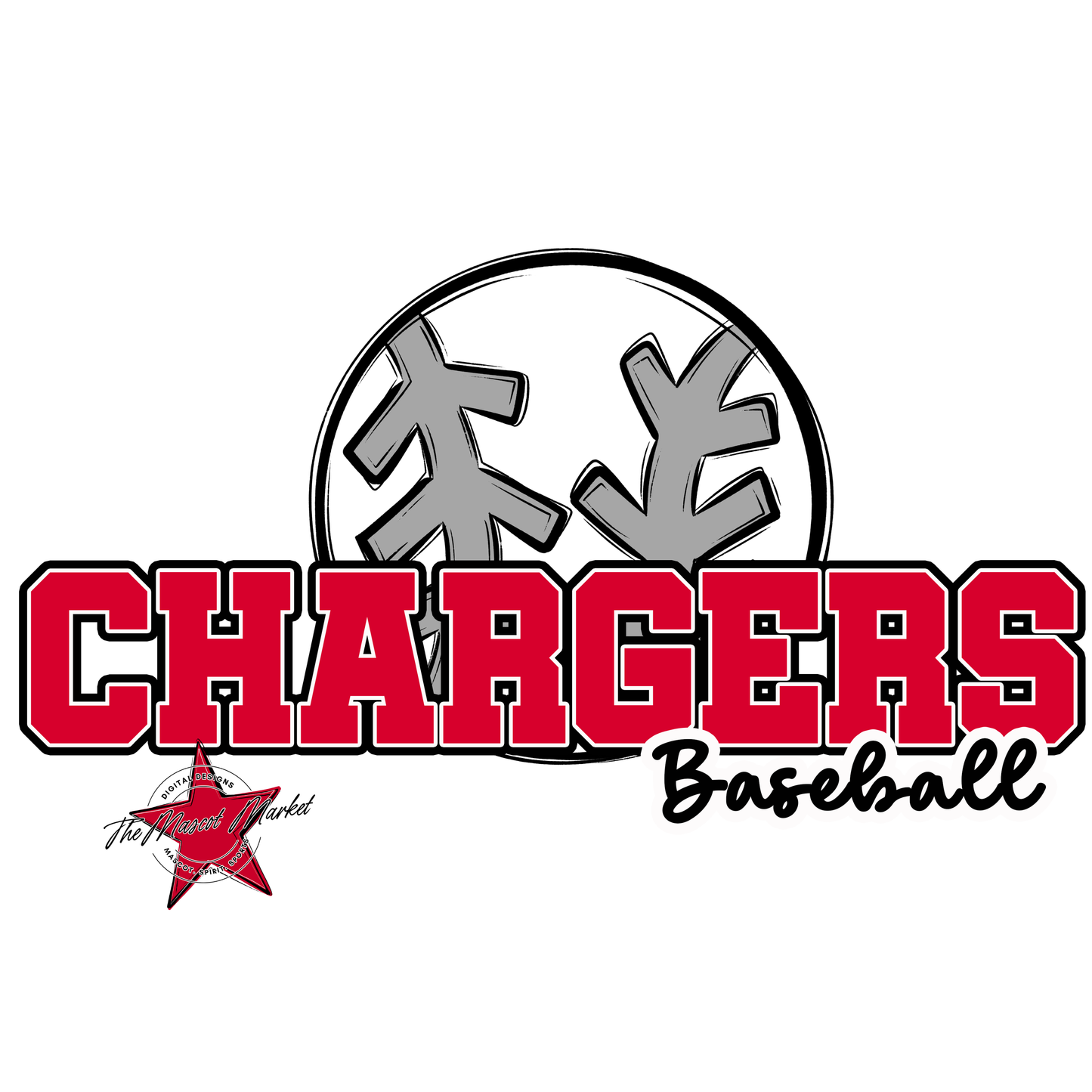 Chargers Varsity Baseball-Red