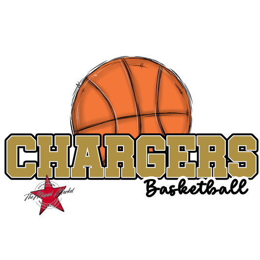 Chargers Varsity Basketball-Gold