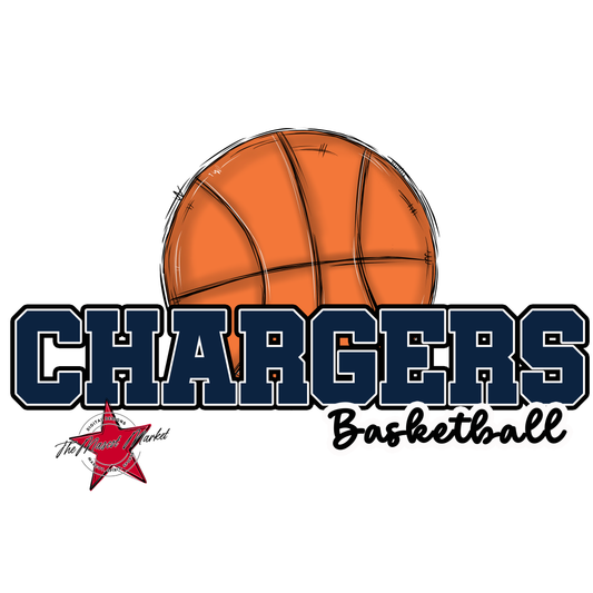 Chargers Varsity Basketball-Navy