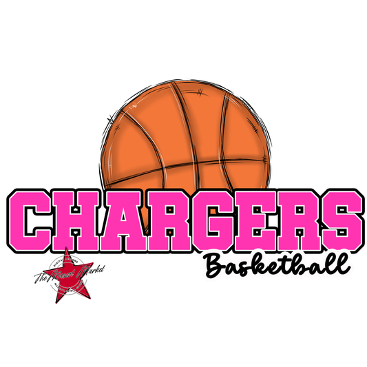 Chargers Varsity Basketball-Pink