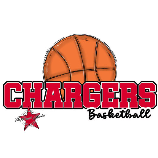 Chargers Varsity Basketball-Red
