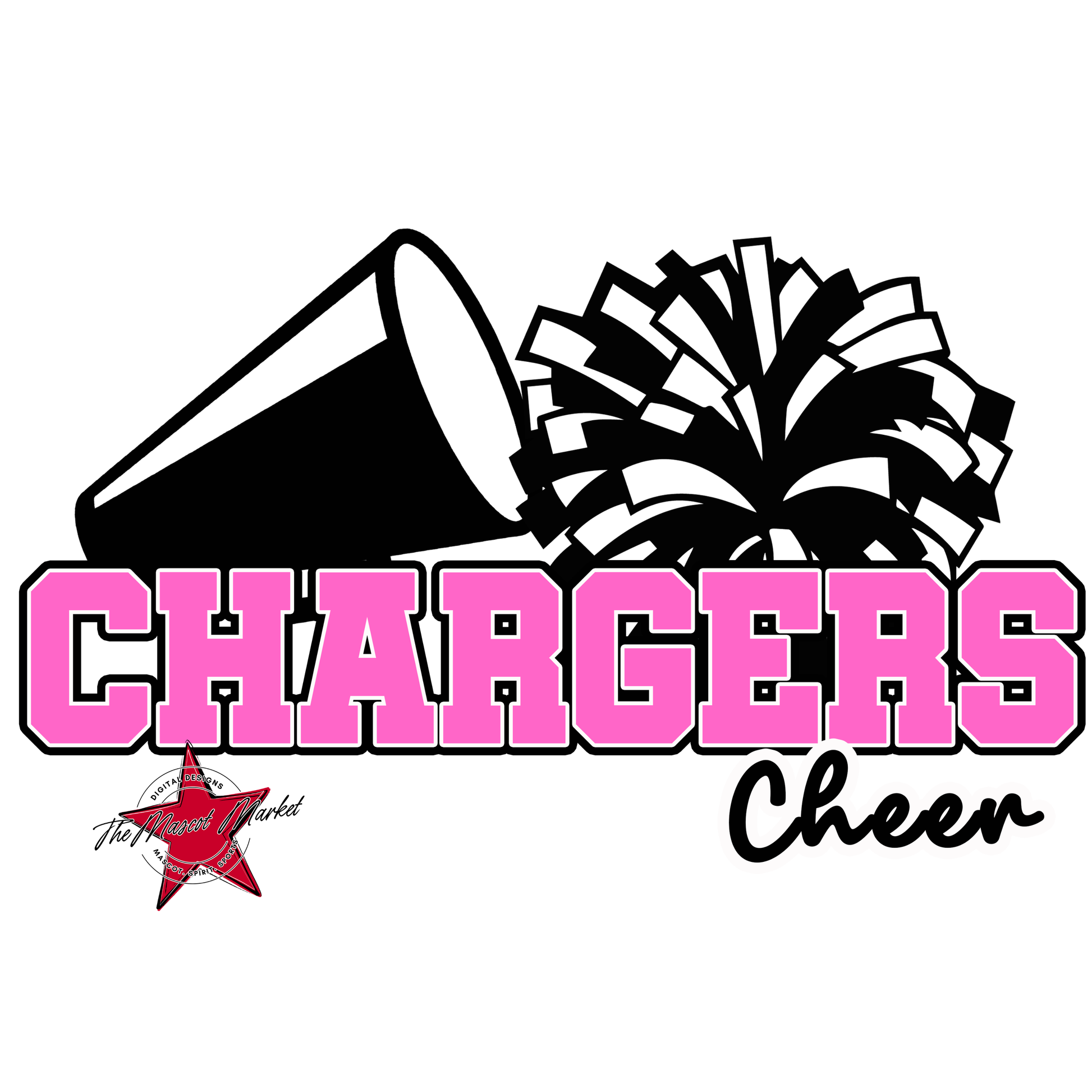 Chargers Varsity Cheer-Baby Pink