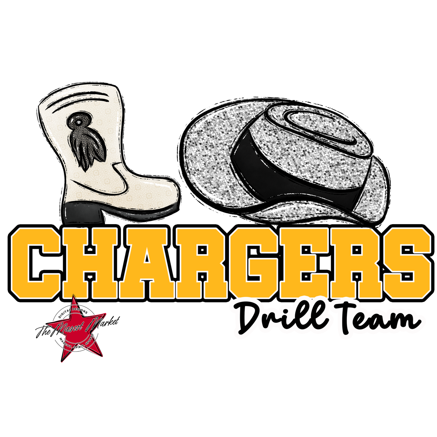 Chargers Varsity Drillteam-Yellow