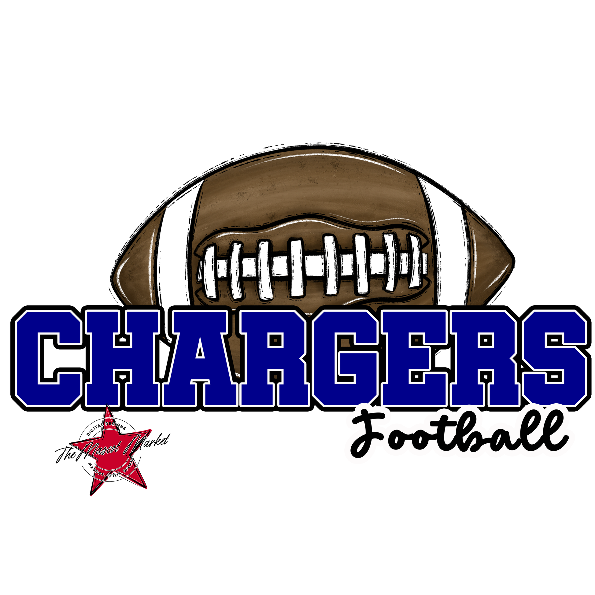 Chargers Varsity Football-Blue