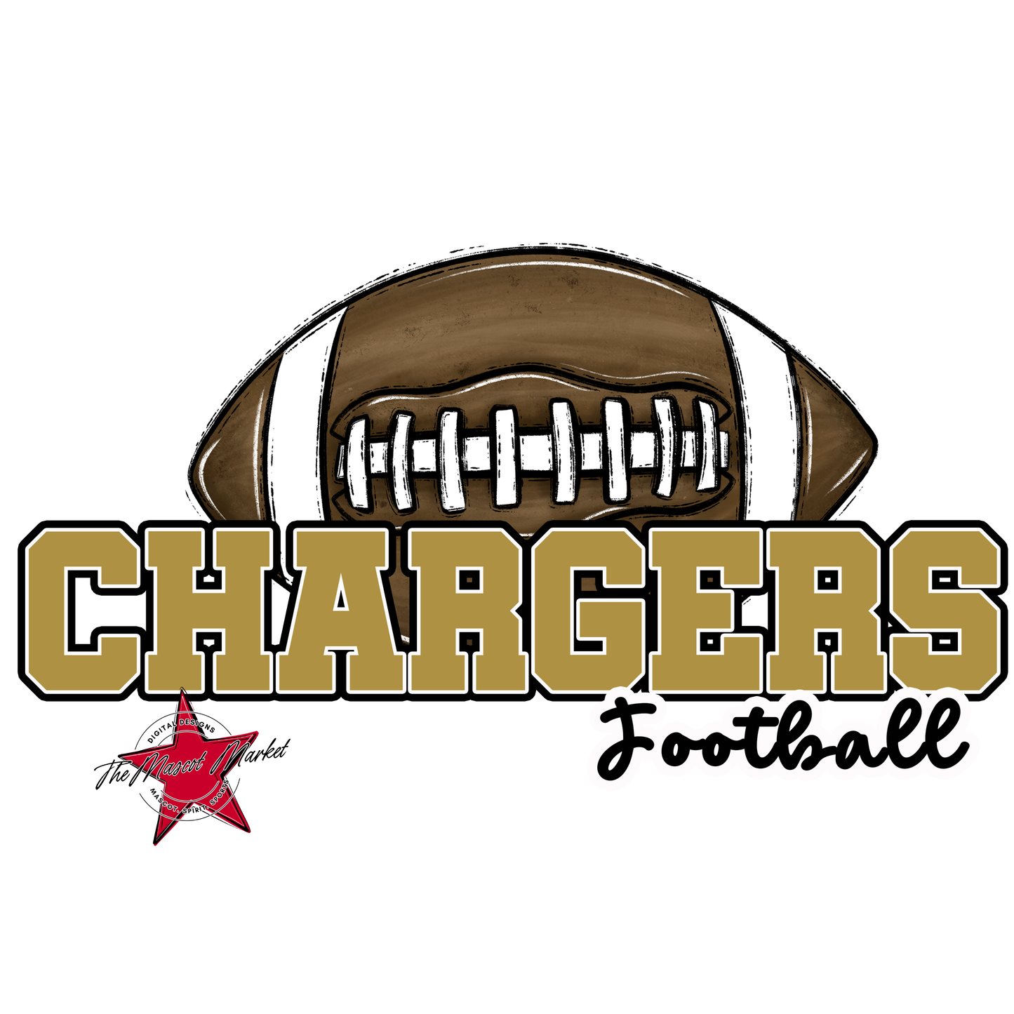 Chargers Varsity Football-Gold