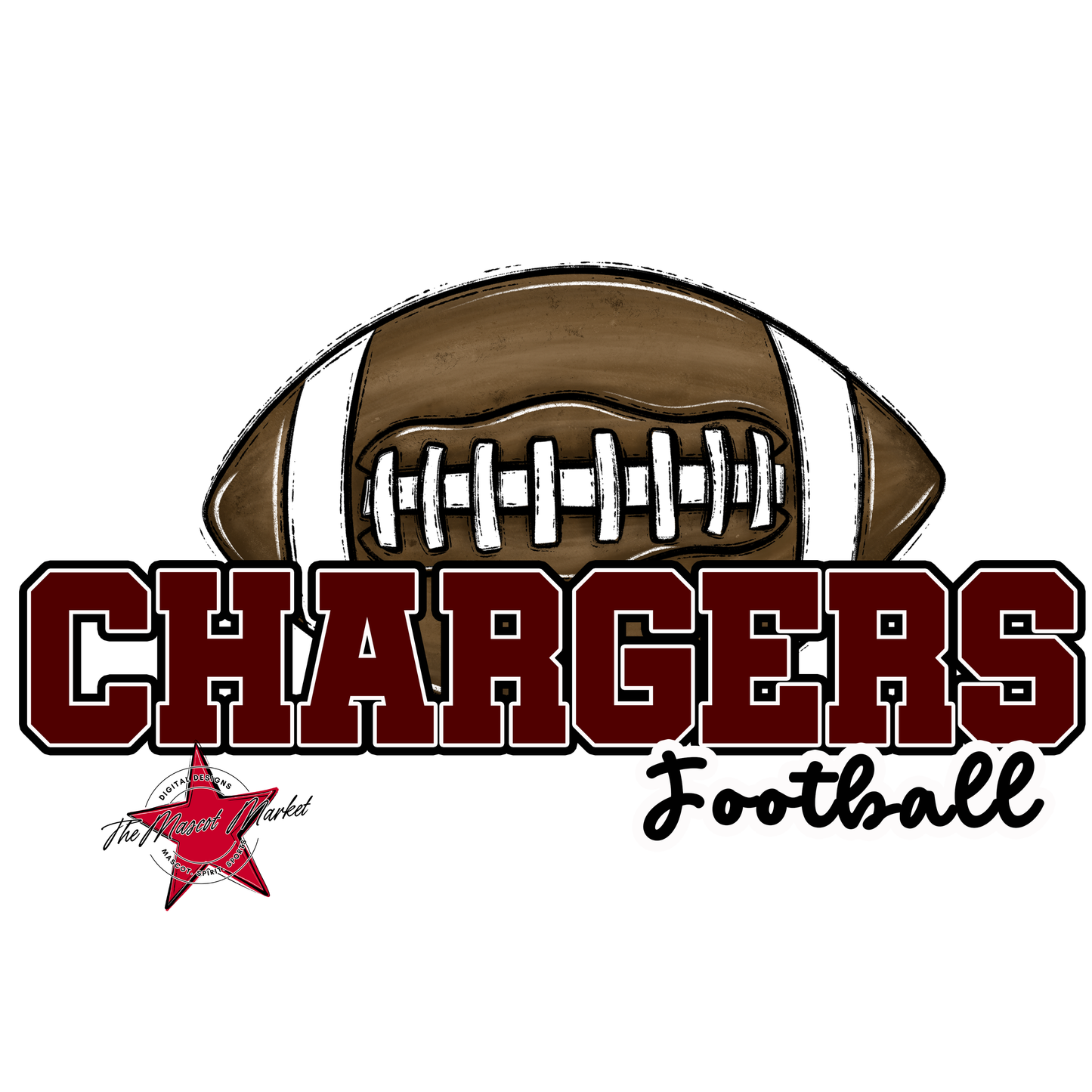 Chargers Varsity Football-Maroon