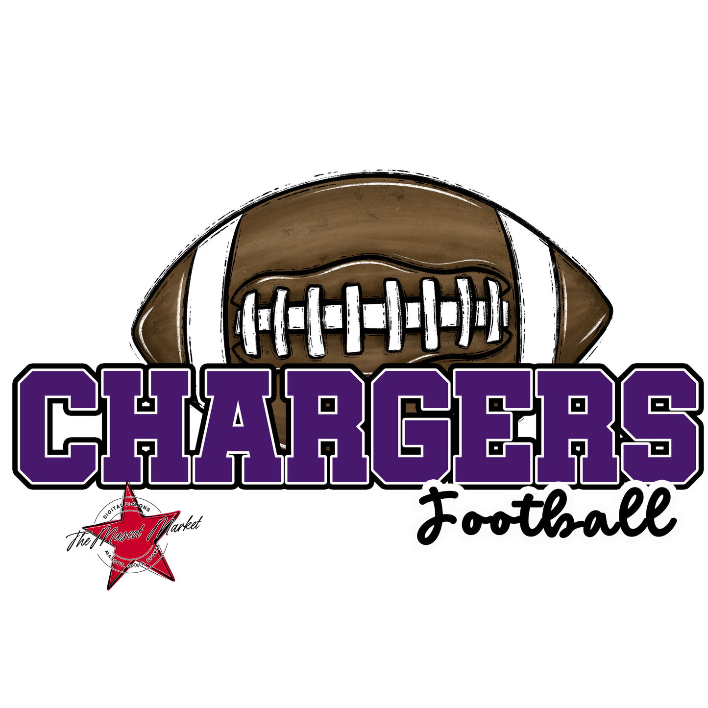 Chargers Varsity Football-Purple