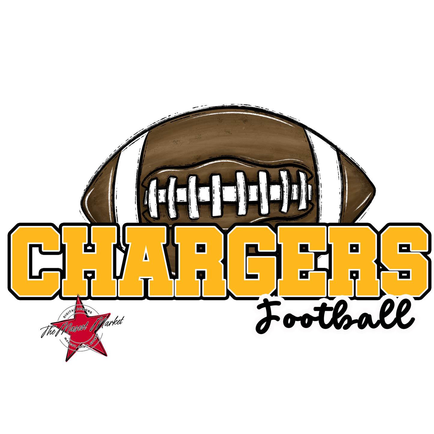 Chargers Varsity Football-Yellow
