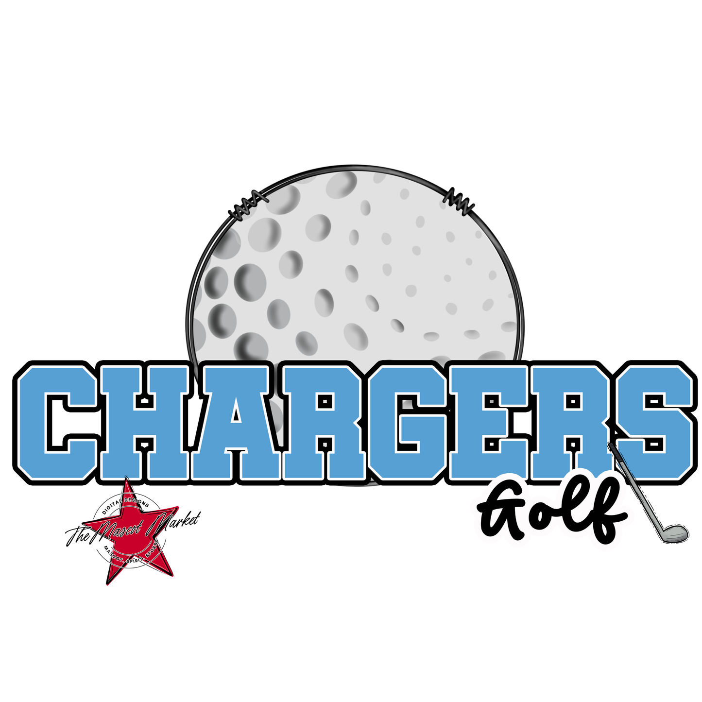 Chargers Varsity Golf-Carolina Blue