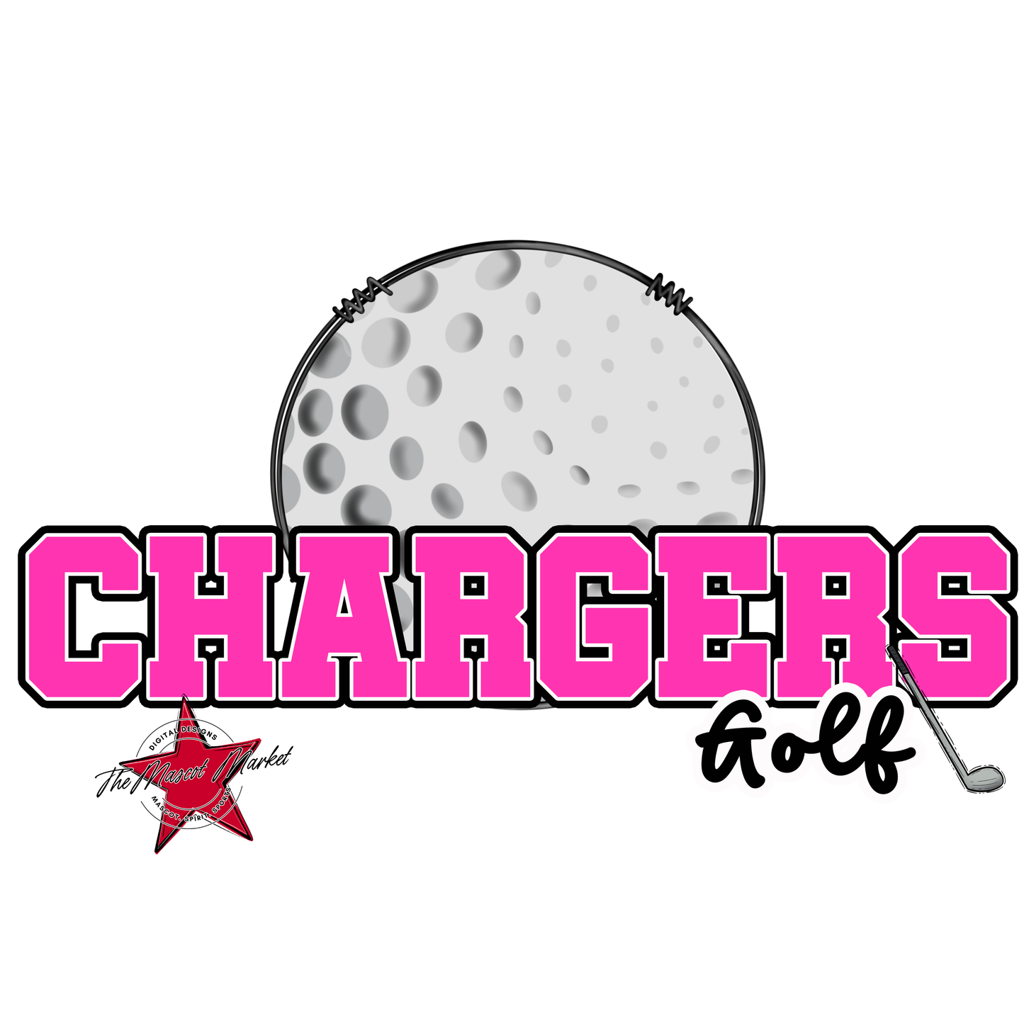 Chargers Varsity Golf-Pink