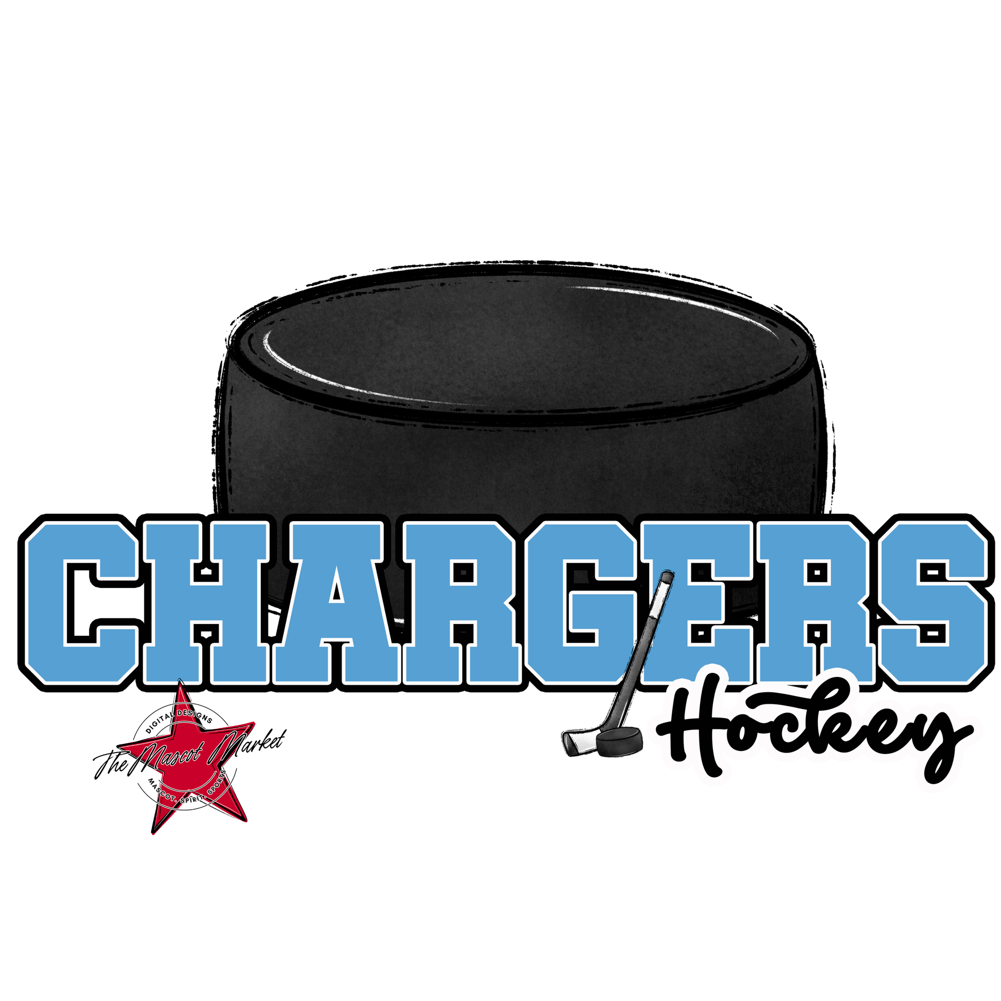 Chargers Varsity Hockey-Carolina Blue