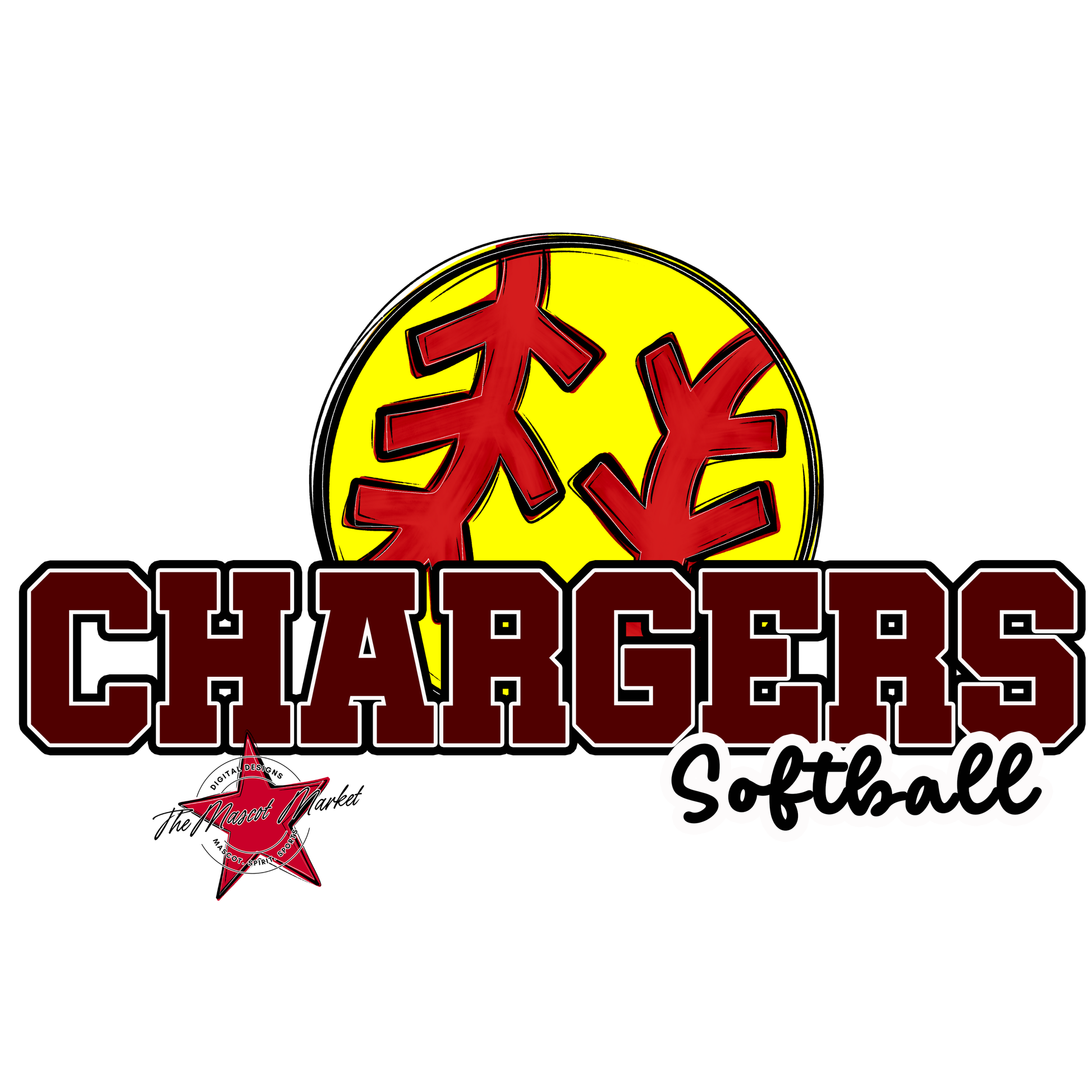 Chargers Varsity Softball-Maroon